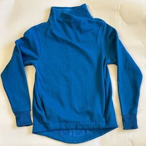 Athleta Blue Turtleneck Sweater XS